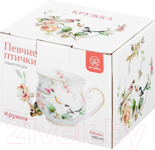 Изображение товара Кружка Elan Gallery Певчие птички / 730750