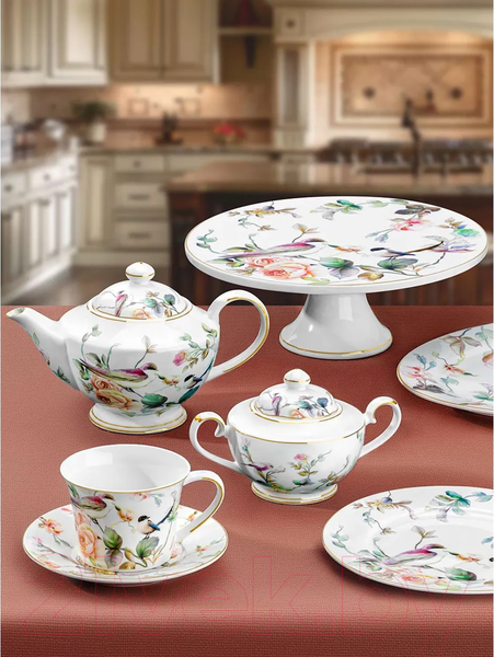 Изображение товара Набор тарелок Elan Gallery Певчие птички / 730775