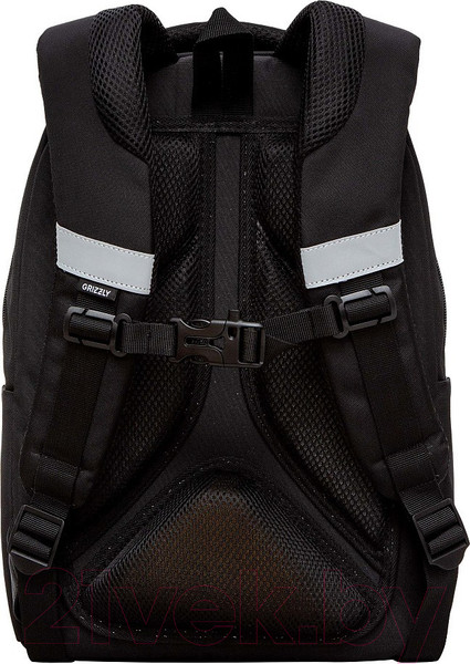 Изображение товара Школьный рюкзак Grizzly RB-452-5 (черный/серый)