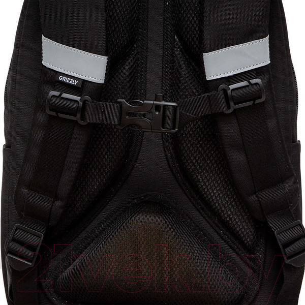 Изображение товара Школьный рюкзак Grizzly RB-452-5 (черный/серый)