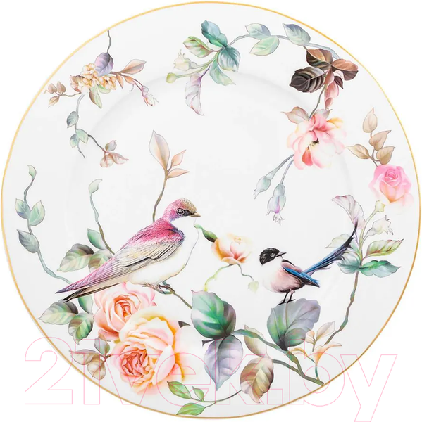 Изображение товара Набор тарелок Elan Gallery Певчие птички / 730776
