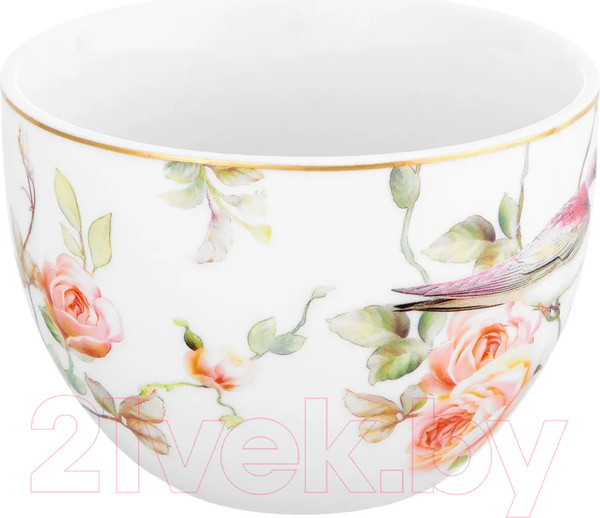 Изображение товара Чашка с блюдцем Elan Gallery Певчие птички /