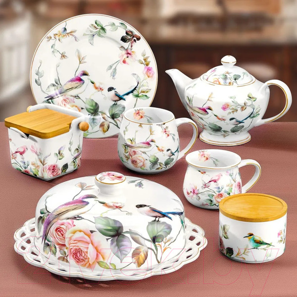 Изображение товара Емкость для хранения Elan Gallery Певчие птички / 730791