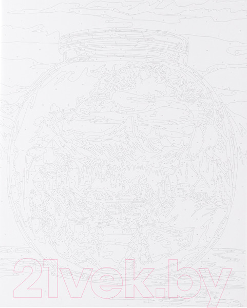 Изображение товара Картина по номерам Школа талантов Мир в стекле / 10524527