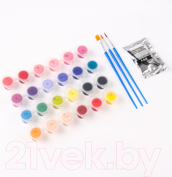 Изображение товара Картина по номерам Школа талантов Мир в стекле / 10524527