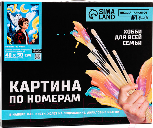 Изображение товара Картина по номерам Школа талантов Волшебство рядом / 10524524