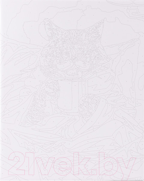 Изображение товара Картина по номерам Школа талантов Утренний котик / 10524529