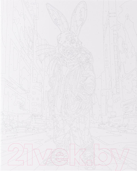 Изображение товара Картина по номерам Школа талантов Кролик в городе / 10524526