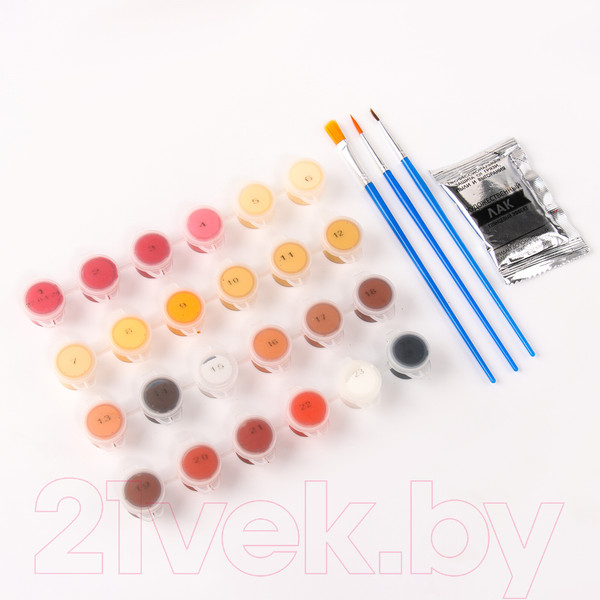 Изображение товара Картина по номерам Школа талантов Котик за ужином / 10524528