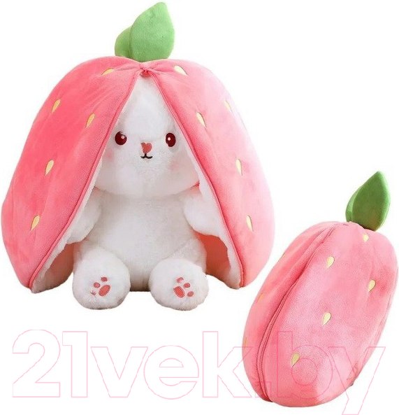 Изображение товара Мягкая игрушка Maxitoys Зайка в Клубнике / MT-RQ-122314-15