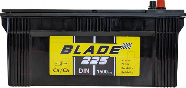 Изображение товара Автомобильный аккумулятор BLADE Евро +/- 1500A / 6CT-225VL (3) (225 А/ч)