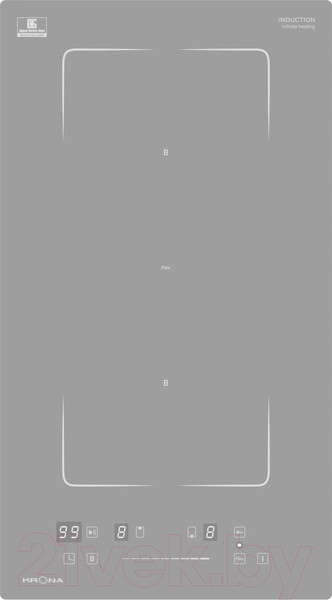 Изображение товара Индукционная варочная панель Krona Mysterium Max Ih 30 GR / КА-00008014
