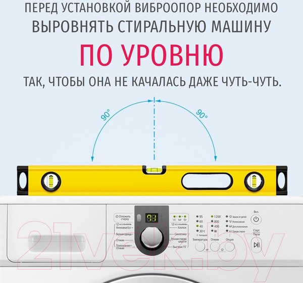 Изображение товара Комплект антивибрационных подставок Wimax AVS-SLIM2-U