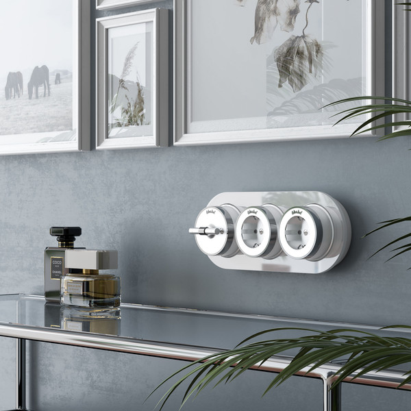 Изображение товара Выключатель Werkel Vintage / W5822050 (белый матовый/хром)