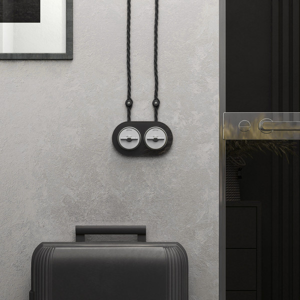 Изображение товара Выключатель Werkel Vintage / W5822050 (белый матовый/хром)