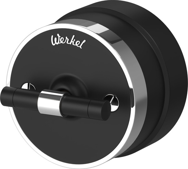 Изображение товара Выключатель Werkel Vintage W5822051 (черный матовый/хром)