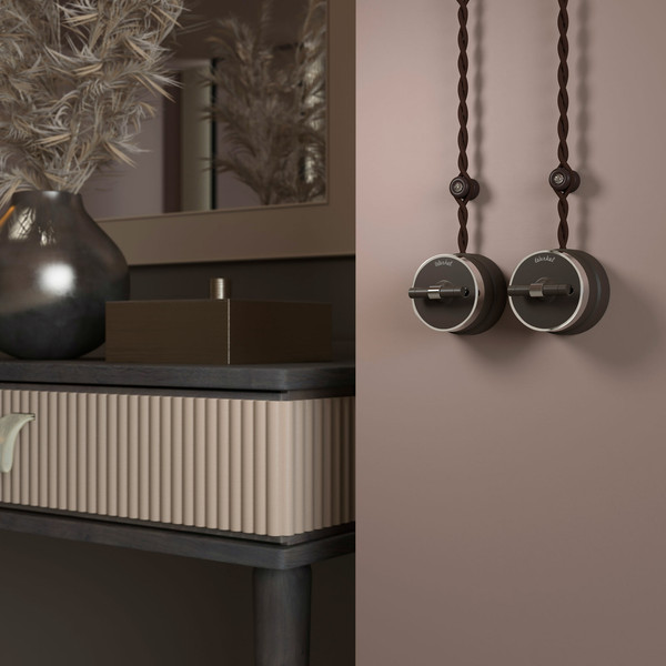 Изображение товара Выключатель Werkel Vintage W5822052 (мокко матовый/хром)