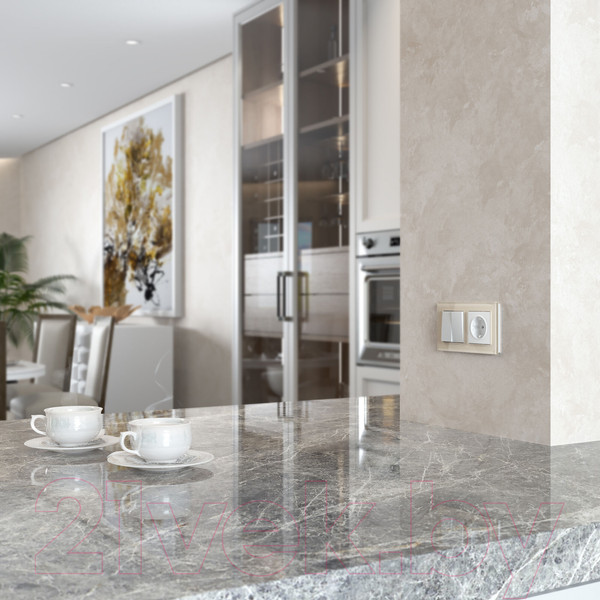 Изображение товара Розетка Werkel Ретро W5671014 (коричневый)