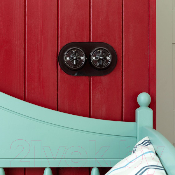 Изображение товара Выключатель Werkel Ретро W5620008 (черный)