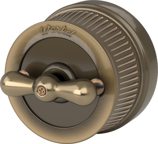 Изображение товара Выключатель Werkel Ретро W5712012 (бронзовый)
