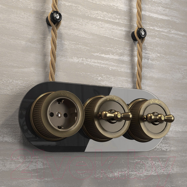 Изображение товара Розетка Werkel Ретро W5771012 (бронзовый)