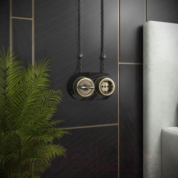 Изображение товара Розетка Werkel Ретро W5771012 (бронзовый)