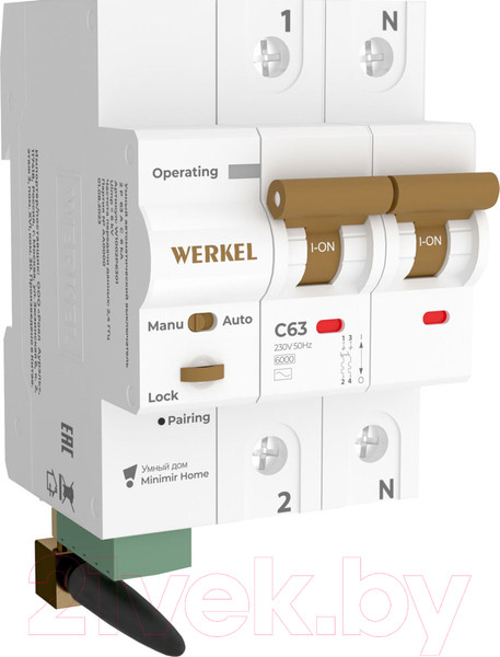 Изображение товара Выключатель автоматический Werkel Умный W1002P6301