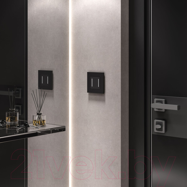 Изображение товара Умный выключатель Werkel W4523008 (черный)