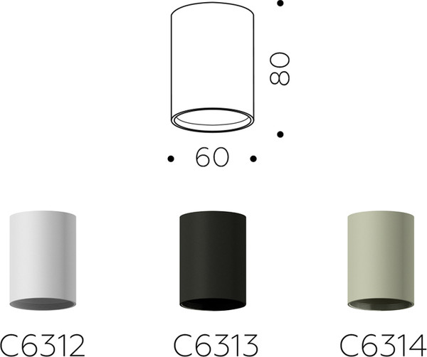 Изображение товара Плафон Ambrella C6312 SWH (белый песок)