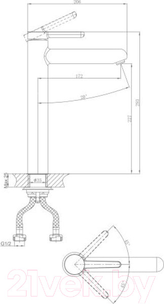 Изображение товара Смеситель A-Five A5-0620