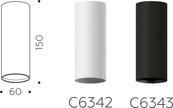 Изображение товара Плафон Ambrella C6342 SWH (белый песок)