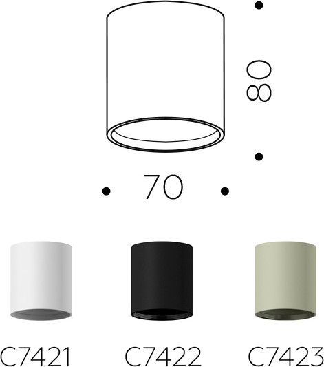 Изображение товара Плафон Ambrella C7421 SWH (белый песок)