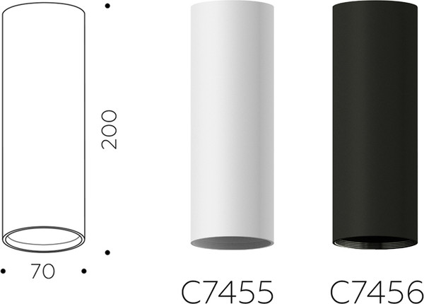 Изображение товара Плафон Ambrella C7456 SBK (черный песок)