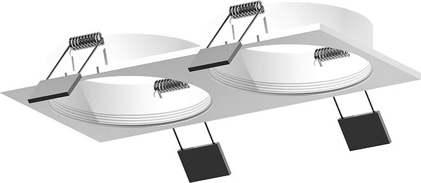 Изображение товара Рамка для точечного светильника Ambrella C7635 SWH (белый песок)