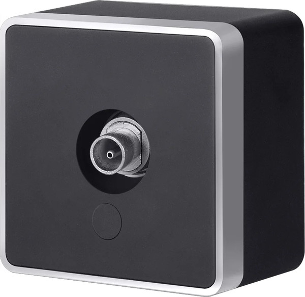 Изображение товара Розетка Werkel Gallant ТВ W5083034 (черный/серебро)