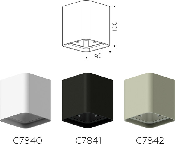 Изображение товара Плафон Ambrella C7842 SGR (серый песок)