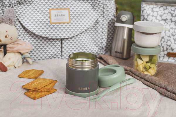 Изображение товара Термос для еды Beaba Thermo-Portion Inox 914007 (M Grey)