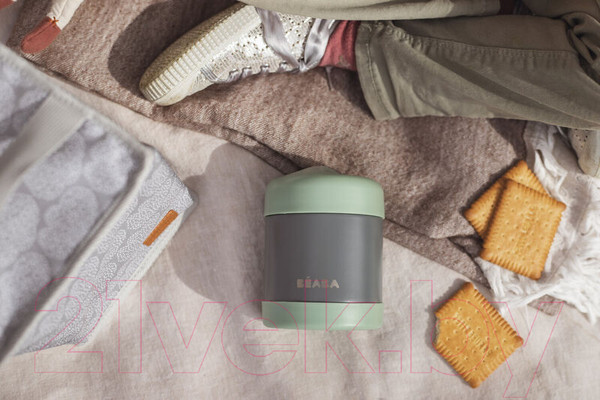 Изображение товара Термос для еды Beaba Thermo-Portion Inox 914007 (M Grey)