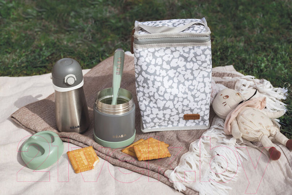 Изображение товара Термос для еды Beaba Thermo-Portion Inox 914007 (M Grey)