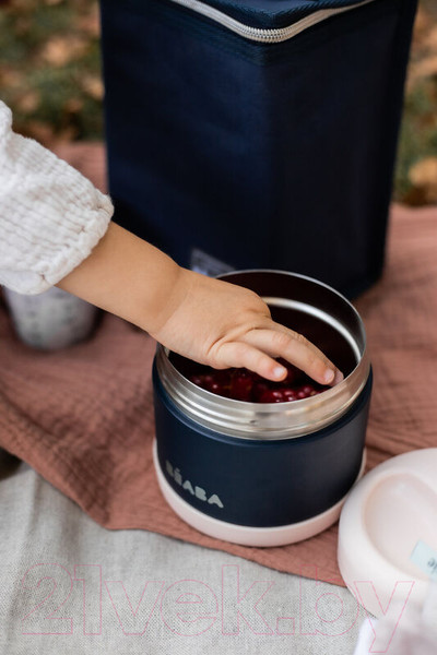 Изображение товара Термос для еды Beaba Thermo-Portion Inox 912910 (L Pink)