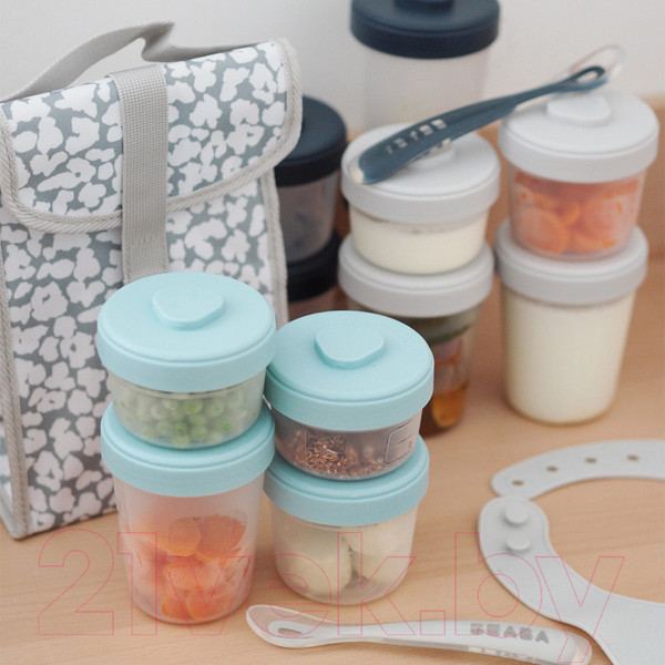 Изображение товара Набор посуды для кормления Beaba Pack 1er Repas Storm 913501