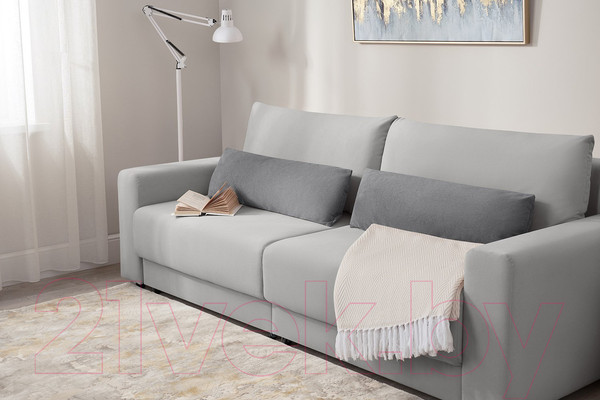 Изображение товара Диван Mio Tesoro Таун 264 1.5ек-1.5ек (1366 светло-серый)