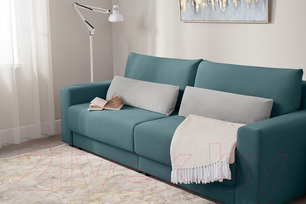 Изображение товара Диван Mio Tesoro Таун 264 1.5ек-1.5ек (1367 серо-голубой)