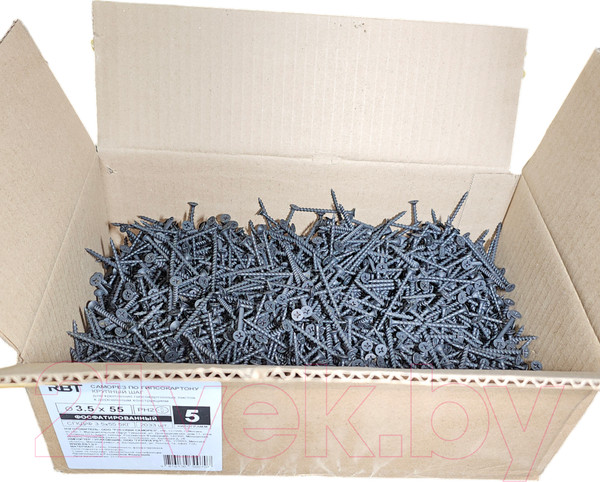 Изображение товара Саморез RBT СГКД/Ф 3.5x55 крупный шаг (5кг)