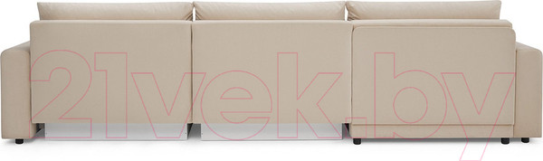 Изображение товара Диван угловой Mio Tesoro Таун 264 1.5ек-1.5ек-1.5пф (1368 бежевый)