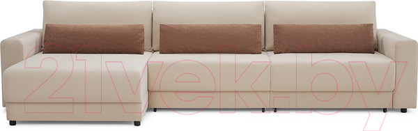 Изображение товара Диван угловой Mio Tesoro Таун 264 1.5ек-1.5ек-1.5пф (1368 бежевый)
