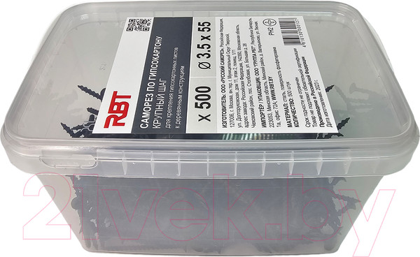 Изображение товара Саморез RBT СГКД/Ф 4.2x70 крупный шаг (3кг)