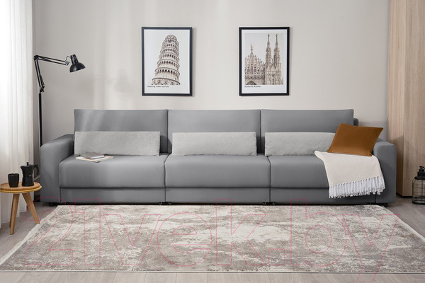 Изображение товара Диван Mio Tesoro Таун 264 1.5ек-1.5ек-1.5ек (1363 серый)