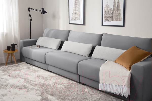 Изображение товара Диван Mio Tesoro Таун 264 1.5ек-1.5ек-1.5ек (1363 серый)