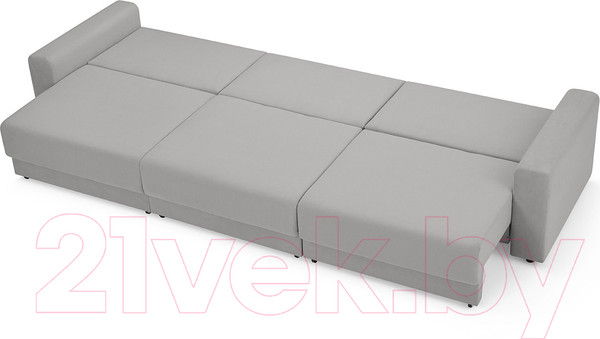 Изображение товара Диван Mio Tesoro Таун 264 1.5ек-1.5ек-1.5ек (1366 светло-серый)